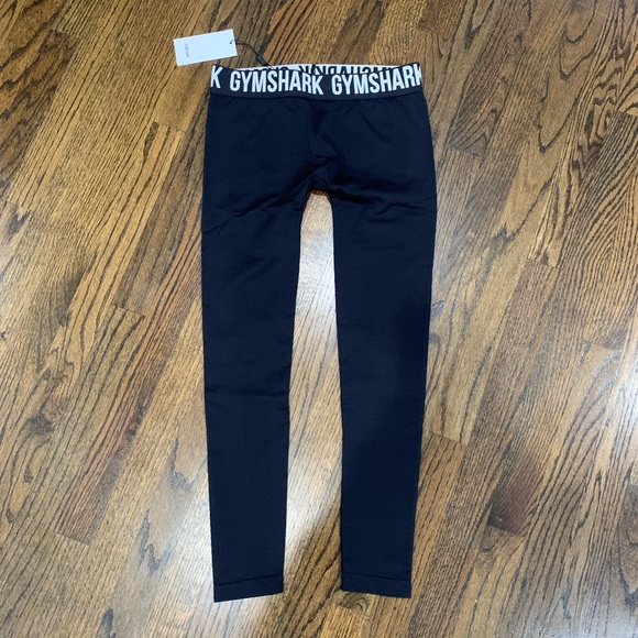 New Gymshark Fit Leggings Black / White Size Small Women’s - Picture 1 of 5